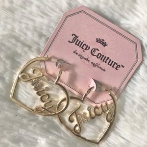 Heart Hoop Earrings | Juicy Couture